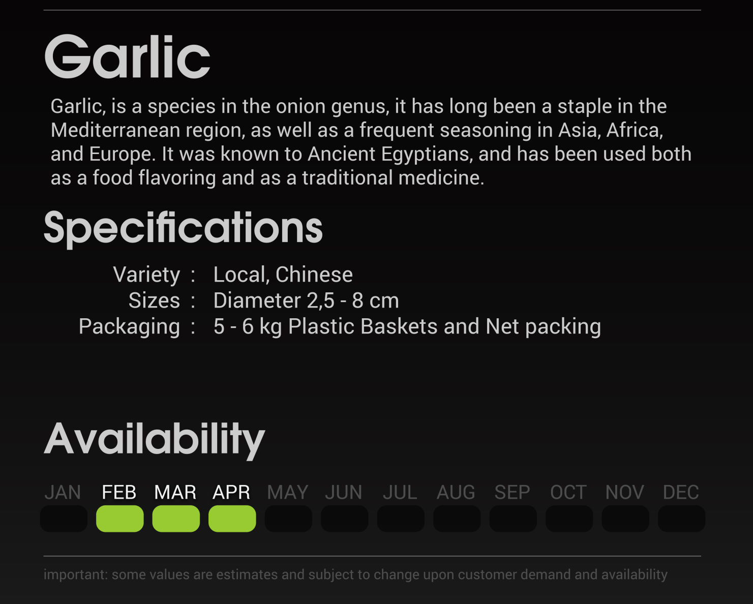 Garlic